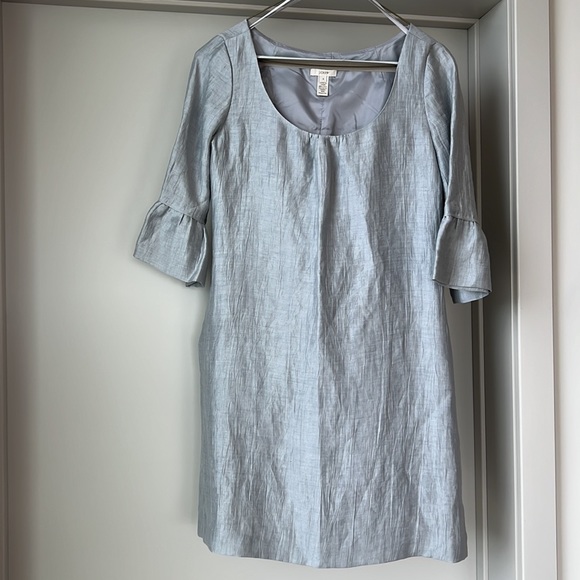 J. Crew Gray Linen Dress - Picture 9 of 11